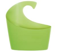 SPIRELLA colección Sydney Wall basket, Cesta portaobjetos pequeña 19,5 x 17,5 x 6,5 cm, Polipropileno, Verde