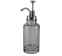 Spirella colección Yoko, Dispensador de jabón líquido Ø7x21,5 (0,3 L), Vidrio, Gris, (0.3 L)