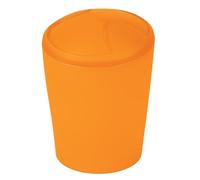 Spirella - Contenedor basculante MOVE - Diseño moderno y compacto - Tapa extraíble y fácil de limpiar - Ideal para baño o cocina - 5L Naranja escarchado
