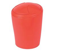 Spirella - Contenedor basculante MOVE - Diseño moderno y compacto - Tapa extraíble y fácil de limpiar - Ideal para baño o cocina - 5L Rojo Escarchado
