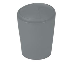 Spirella - Contenedor basculante MOVE - Diseño moderno y compacto - Tapa extraíble y fácil de limpiar - Ideal para baño o cocina - 5L Gris Escarchado