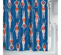 Spirella Cortina de Ducha antimoho, antibacteriana, Lavable, Impermeable, poliéster, Baigneuses 120 x 200 cm