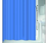 Spirella Cortina de Ducha de poliéster Atlas 180x200 cm Azul eléctrico