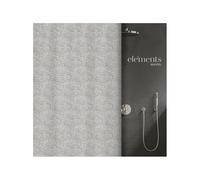 Spirella Cortina de Ducha de poliéster Elements de ILO 180x200 cm Gris antarcita