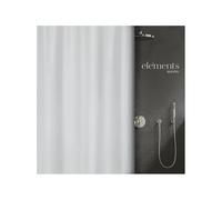 Spirella Cortina de Ducha Elements de poliéster Puro 240 x 180 cm, Color Blanco