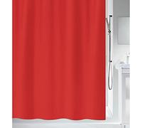 Spirella Cortina de Ducha Primo de poliéster 180x200 cm roja