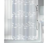 Spirella Cortina Ducha PEVA SARDAI 180X200CM SENSEA Blanco