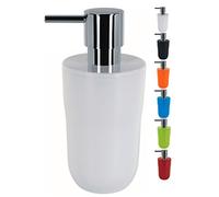 Spirella Dispensador de jabón líquido, Capacidad 7,5 x 7,5 x 16,5 cm, 300 ml, Color Blanco