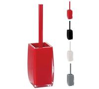 Spirella - Escobilla de baño con Soporte Anzio - Permite una Limpieza eficaz - Diseño Moderno y Acabado Elegante - Fácil de Limpiar - Resistente y fiable - Rojo