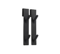 Spirella - Ganchos Dobles para Pared de Ducha, 2 Unidades, Color Negro Mate MSV