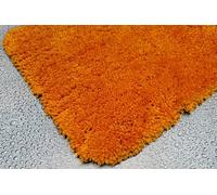SPIRELLA Highland Alfombra Baño Naranja 55x65 cm, Pelo Largo 40 mm