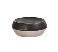 Spirella - Jabonera de gres Joshua, Dimensiones 12 x 5 cm, Elegante Accesorio de baño, diseño Moderno y práctico para un Almacenamiento óptimo, Color Plata Mate