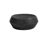Spirella - Jabonera de gres Joshua, Dimensiones 12 x 5 cm, Elegante Accesorio de baño, diseño Moderno y práctico para un Almacenamiento óptimo, Color Negro