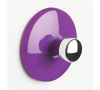 Spirella, Morado colección Bowl, Gancho Adhesivo 4,0, ABS Cromado, 4
