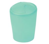 Spirella - Papelera basculante MOVE - Diseño moderno y compacto - Tapa extraíble y fácil de limpiar - Ideal para baño o cocina - Verde albahaca - 2L