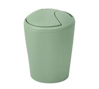 Spirella - Papelera basculante MOVE - Diseño moderno y compacto - Tapa extraíble y fácil de limpiar - Ideal para baño o cocina - Rosa - 5L