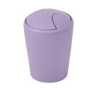 Spirella - Papelera basculante MOVE - Diseño moderno y compacto - Tapa extraíble y fácil de limpiar - Ideal para baño o cocina - Blanco - 5L