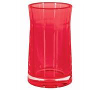 Spirella Vaso Sydney Rojo Transparente