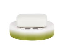 Spirella, Verde colección Tube, Bandeja para pastilla de jabón 11 x 11 x 2.6 cm, Porcelana