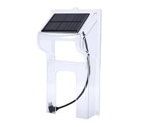 Splenssy Protector Solar Universal para Timbre con Energía Solar, Panel Integrado para Energía Continua, Protector de Cubierta Impermeable Todo Tipo de Clima, Timb (Transparente)
