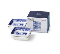 Spode 4 Platos Blue Italian 8x8 cm Azul-blanco