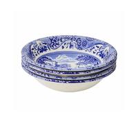 Spode BLI0330 - Cuencos para cereales, cerámica, color azul, blanco