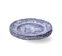 Spode Juego de 4 platos para pan y mantequilla italianos, color azul
