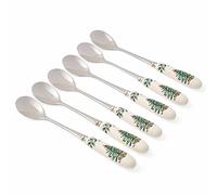 Spode Juego de cucharas de té (en Caja, Acero Inoxidable, Multicolor, Juego de 6
