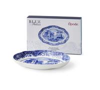 Spode Plato ovalado Blue Italian 14x21 cm Azul-blanco