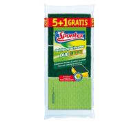 Spontex - Esponja de limpieza DUO antigrasa 5 + 1 gratis, 6 x 6 (36 piezas)