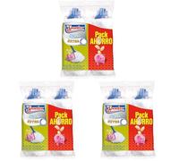 Spontex Extra X2 Fregona de microfibras Pack Ahorro 2 Unidades (Paquete de 3)