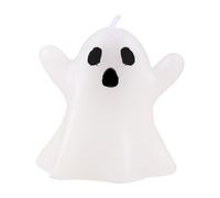 Spooky Ghost Soy Wax Candle - Decoración de mesa de Halloween | Funny expression soy wax ghost candle features an aesthetic design and flickering flame to create an eerie ambiance