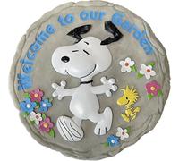 Spoontiques - Peanuts Welcome Stepping Stone - Piedra Decorativa de jardín para Patio, jardín o Pasarela - Decoración del hogar al Aire Libre o Interior