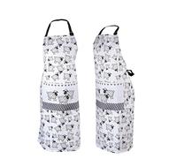 SPOTTED DOG GIFT COMPANY Delantal Cocina Mujer y Hombre de Ovejas, Algodón 100% Ajustable Mandil con Bolsillo, Accesorios Cocina Originales, Regalos para Amantes de los Animales