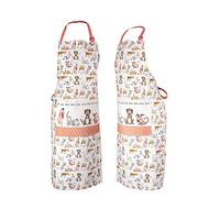 SPOTTED DOG GIFT COMPANY Delantal Cocina Mujer y Hombre de Perros Divertidos, Algodón 100% Ajustable Mandil con Bolsillo, Accesorios Cocina Originales, Regalos para Amantes de los Perros