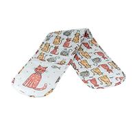 SPOTTED DOG GIFT COMPANY Guantes de Horno Dobles Resistente al Calor, 100% Algodón Manopla Horno Doble con Gatos Lindos, Accesorios Cocina Originales, Regalos para Amantes de los Gatos