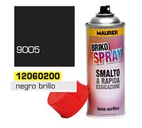 Spray pintura negro brillo profundo 400 ml.