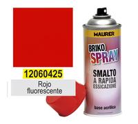 Spray pintura rojo fluorescente 400 ml.