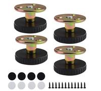 SPRHR 4 Patas Regulables para Muebles, Dos Métodos de Instalación, Patas Regulables Altura de 40 mm, con Patas Niveladoras Antirrayas, Adecuadas Patas Gabinete, Patas para Sofa, Patas Mesa Escritorio