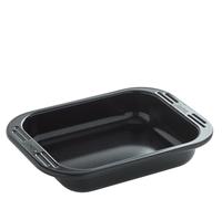 Spring CULINAR - Cazuela rectangular con asas anchas, 23 x 18 cm, acero aluminizado con revestimiento antiadherente sin PFAS, base mineral, capacidad de 1,6 l, resistente al calor hasta 230 °C