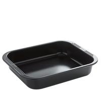 Spring CULINAR - Cazuela rectangular con asas anchas, 38 x 30 cm, acero aluminizado con revestimiento antiadherente sin PFAS, base mineral, capacidad de 7,4 l, resistente al calor hasta 230 °C