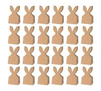 Spring Gift Bags - Paper Rabbit Ears, 17x10x7cm Reusable Candy Wrapper for Children, 24 Pack Set with Cute Design, Holiday Favor, Goodie Bags for Cookie Cake and Toy Treats
