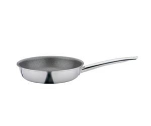 Spring Sartén VULCANO XL Intense Pro de 24 cm de diámetro, acero inoxidable, 3 capas de revestimiento antiadherente, núcleo de aluminio, para todo tipo de fuegos, incluso inducción, apta para horno,