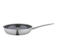Spring Sartén VULCANO XL Pure de 28 cm de diámetro, acero inoxidable, sin PFAS, revestimiento antiadherente de 2 capas, núcleo de aluminio, para todo tipo de cocinas, incluida inducción, apta para