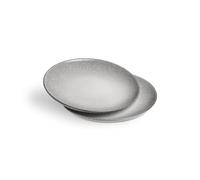 SPRINGLANE, juego de 2 platos para el desayuno "Misty Cliff"; color: gris jaspeado; material: gres; tamaño: 20 x 20 x 2,5 cm; peso: 0,796 kg; especificaciones: resistente a los arañazos, apto para mic