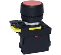 Springwillfly Interruptor de botón de la serie LA115 con botón elevado para una respuesta táctil mejorada en entornos de baja visibilidad (LA115-A1-01/R)