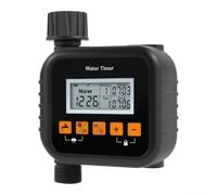 Sprinkler Timer With Rain Sensor ABS Weather-Resistant | ABS Weather-resistant, Smart Rain Sensing, Custom Watering Schedule, Easy Hose Installation, 6-month para battery Life
