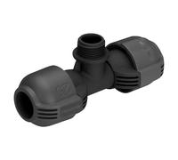 Gardena Conector en T 2787-20 para sistema de riego 25 mm x 3/4'' rosca exterior