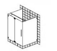 SPRINZ Achat R Plus puerta batiente de cabina en U o puerta con panel lateral, dimensiones hasta: 900x900x2000mm, AR11.1SO, Cabinas de ducha: Accesorios: superficie especial, tipo de vidrio: luz de cr