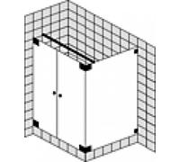 SPRINZ Omega puertas giratorias a medida con panel lateral, dimensiones hasta: 1000x1200x2000mm, O19.7SOM, Cabinas de ducha: Accesorios: superficie especial, tipo de vidrio: luz de cristal con SpriCle